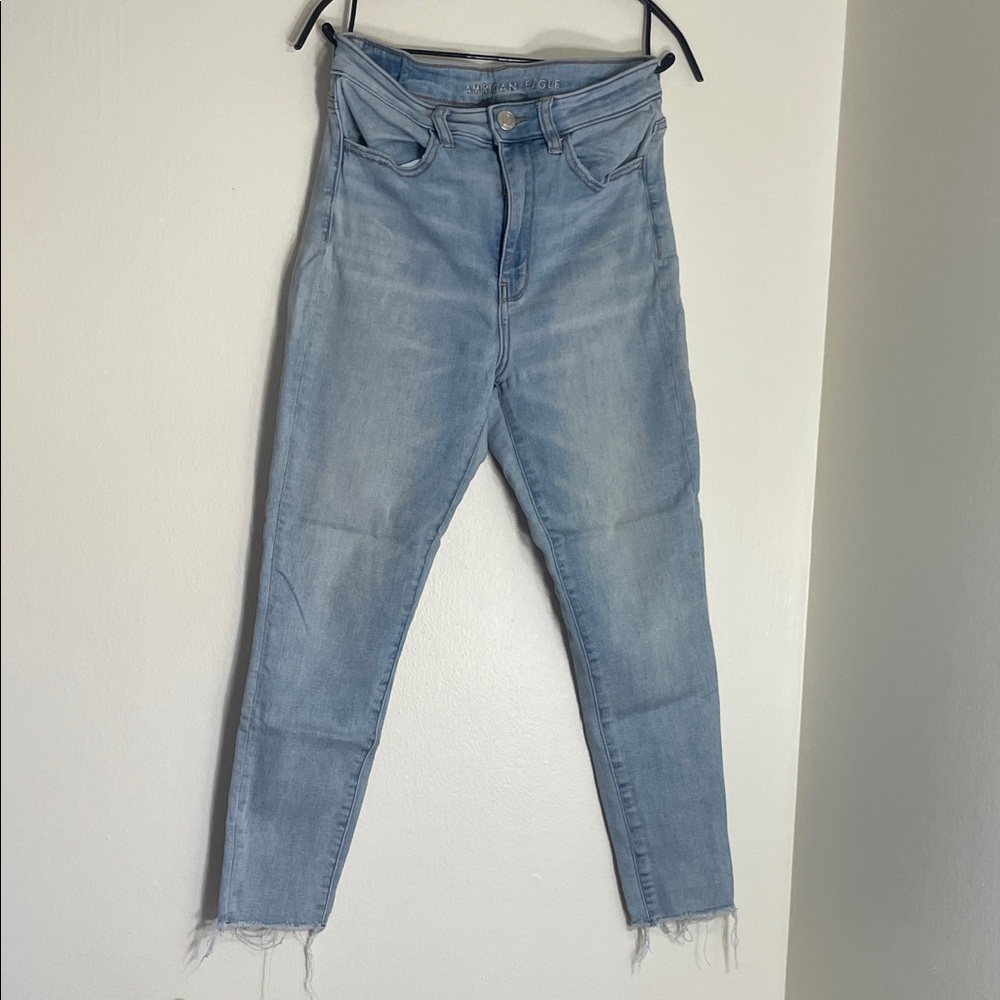 American Eagle Outfitters Sky Blue High Rise Jeans